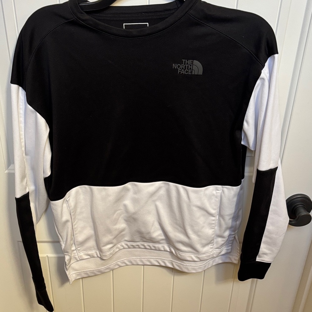 The North Face Black and White Crewneck